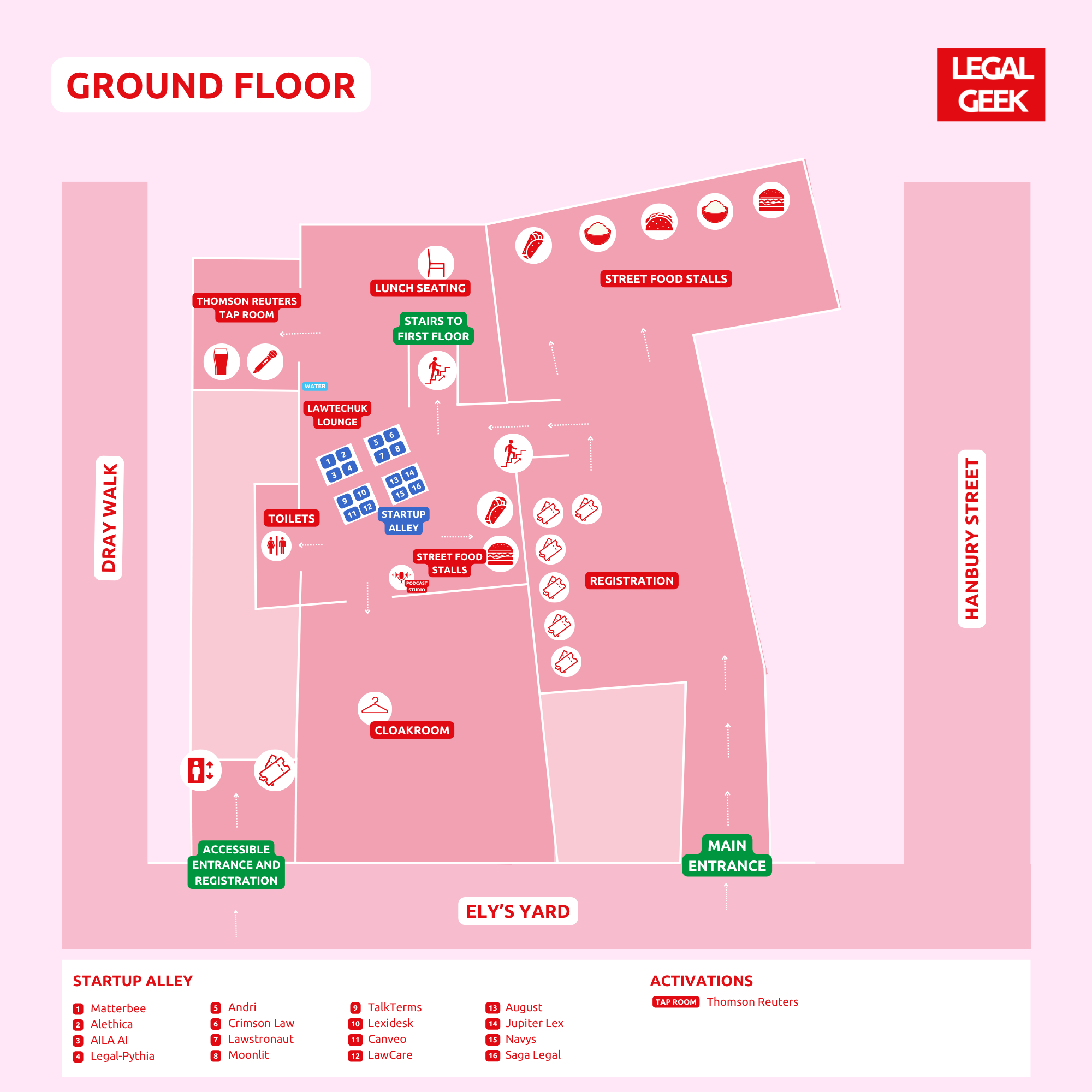 Legal Geek Conference Map - October 2025 - Ground Floor (1)